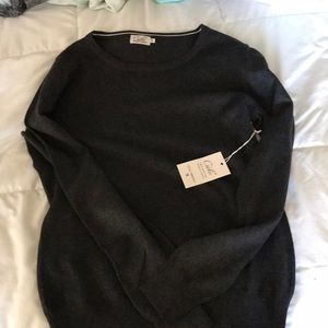Charcoal Crew Neck Sweater